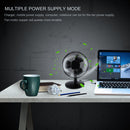 Loskii LF-525 USB Shaking Head Rotation Fan Ultra Quiet Household Appliances Office Desktop Fan