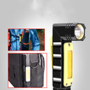 XANES COB+XPG 5Modes Emergency Worklight Outdoor Rotation USB Rechargeable Work Light Warning Light-S/L