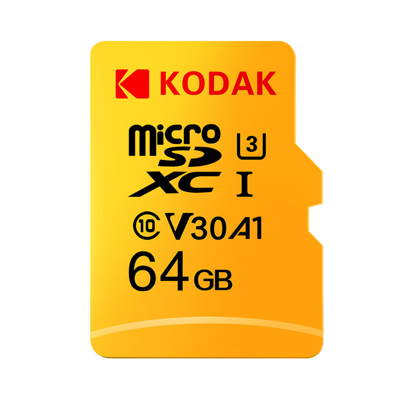 KODAK Micro SD Memory TF Flash Card 64GB 128GB U3 A1 V30 Micro SDHC Card  SDXC Card for Video and  Mobile Storage