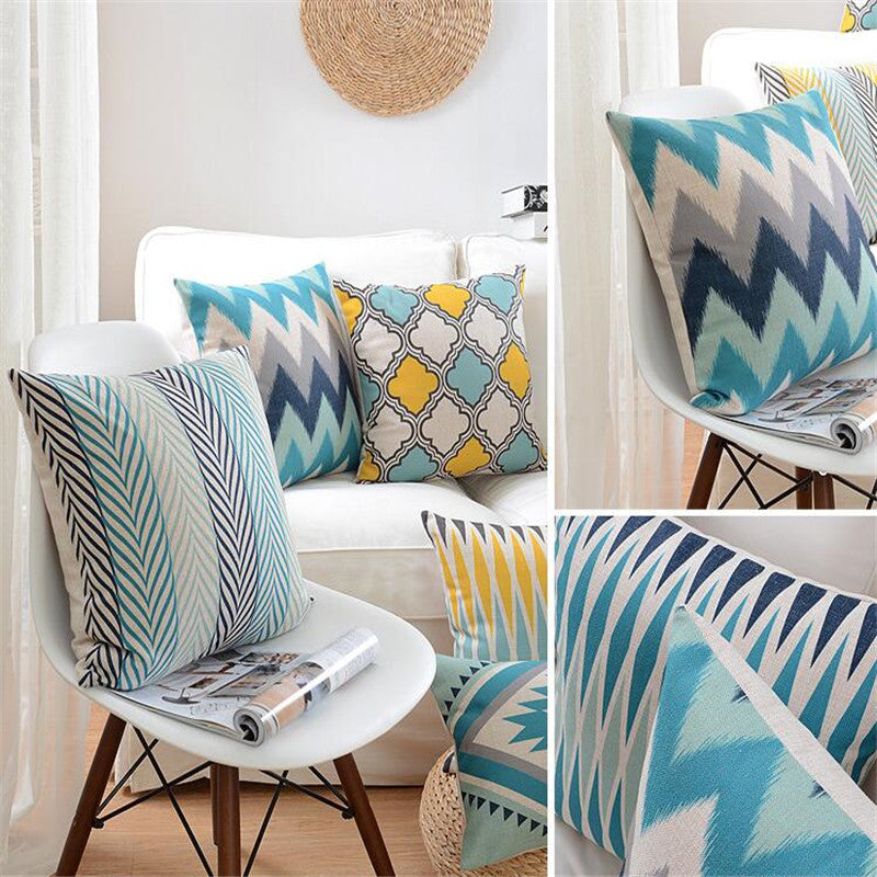 Nordic Style Cushion Cover Geometric Cushion Decorative Pillow Case Floral Printed Cushions Cover