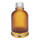 5PCS 20/30/50ML Empty Dropper Bottle Portable Amber Essential Oil Glass Perfume Massage Pipette Bottles Refillable Bottles