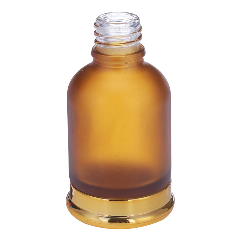 5PCS 20/30/50ML Empty Dropper Bottle Portable Amber Essential Oil Glass Perfume Massage Pipette Bottles Refillable Bottles