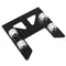 Black/Silver Aluminum Y Carriage Hot Bed Support Plate with Slider for 3D Printer
