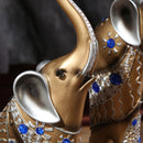 Elephant Statue Mother Son Art Resin Craft Ornament Home Desktop Table Decorations