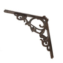 2323.52cm Wall Shelf Mount Bracket Cast Iron Support Mounted Supporter Home Garden Rusty