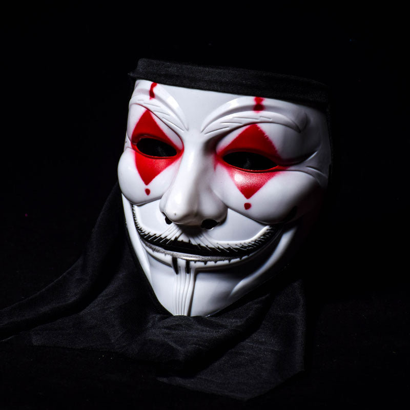 Halloween Skull Vampire V Clown Mask Bar Dance Horror Scary Soul Hip-hop Male Adult