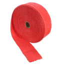 15M Red Exhaust Header Manifold Pipe Insulating Wrap Heat Tape + 5 Zip Tie