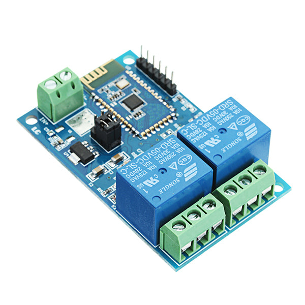 5V Dual bluetooth Relay Internet Of Things Smart Home Mobile APP Remote Switch