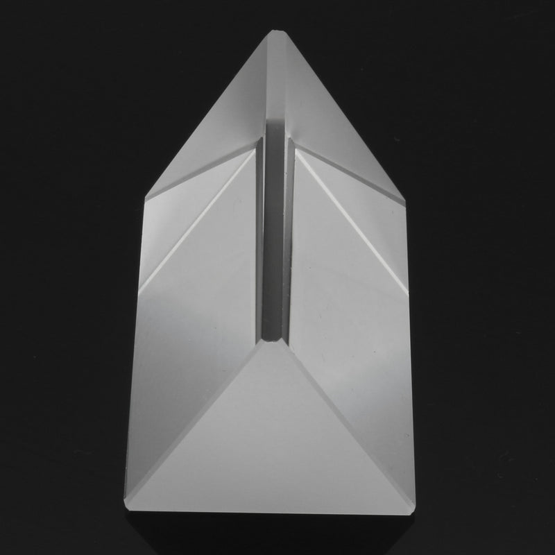 2 Inch Mini Optical Glass Triple Triangular Prism Physics Refractor Light Spectrum