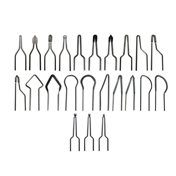 23pcs 1mm Chromium Nickel Alloy Pyrography Machine Wire High Impedance Nib Tips Replacement Accessories