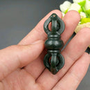 Chinese Natural Hetian Jade Hand-carved Hetian Jade Pendant Buddhist Pendant