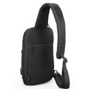 KINGSONS KS3174W Chest Bag USB 10 Inch Laptop Bag Casual Shoulder Bag for Camping Travel