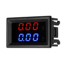 DC 100V 10A Mini Digital Voltmeter Ammeter Voltage Current Meter Tester With Blue /Red Dual LED Display
