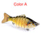 ZANLURE 10cm Mini Fishing Hard Bait Artificial Swimbait Fish Seven Knotted Fish Simulation Adult Fishing Outdoor Fun 15.5g Fishing Lure