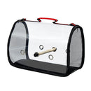 Travel Pet Bag Transparent Pet Parrot Backpack Carrier Bird Cage Wooden Stands House