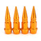 4pcs Tire Dustproof Wheel Stem Valve Caps Aluminum Car Auto Bike Spike Shape