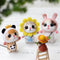 DIY Cat Doll Wool Felt Craft Non Finished Poked Set Handcraft Kit Material Bag
