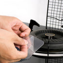 6 Hooks Kitchen Shelf Storage Rack Rotate Telescopic Punch Free Installation