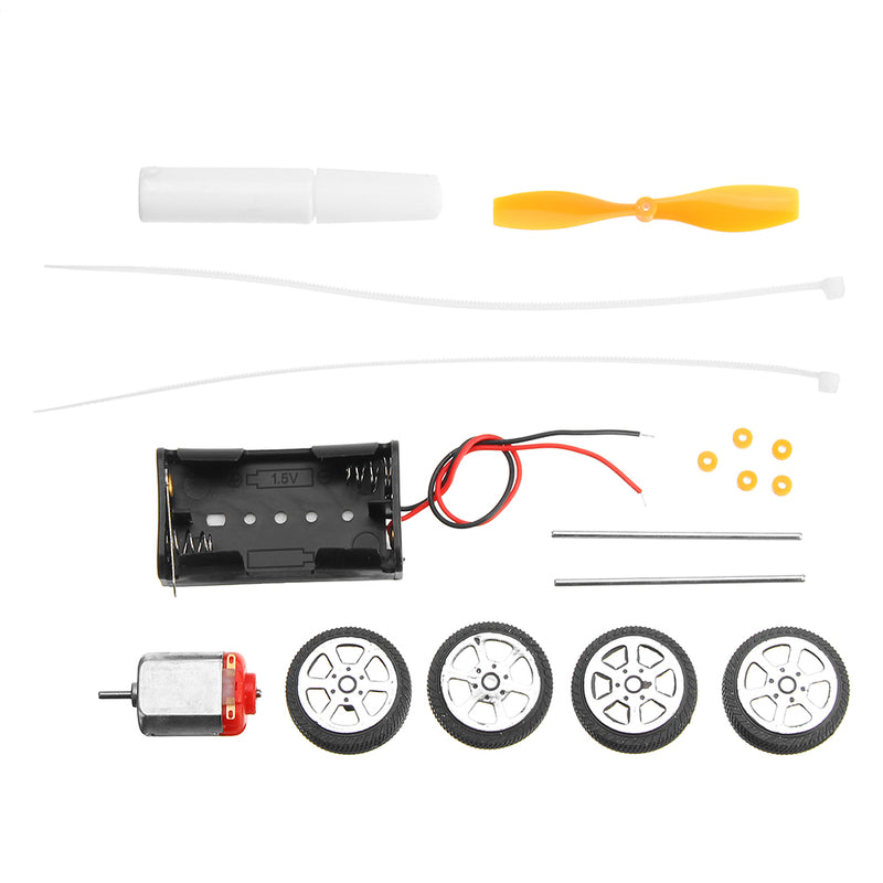 Electric Sliding Aircraft DIY Kit Student Small Invention Manual Material Science Model Toy