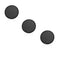 3pcs Wacth Clasp Black Metal Button in Watch Strap for Xiaomi Mi Band3