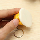 Simulation Egg Yolk Resin Crafts Ornaments With String For Cell Phone Decoration Toys