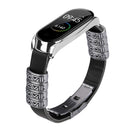 Bakeey Retro Butterfly Push Button Deployment Buckle Metal Watch Band Strap Replacement for Xiaomi Mi band 3 Xiaomi Mi band 4