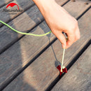 Naturheike 4pcs Wind Rope Buckle Herringbone Tent Pegs Camping Hiking Travel Kits Deck Floor Nail