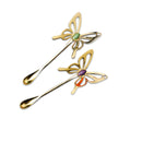 KCASA Tea Spoon Three-dimensional Butterfly Creative Design Elegant Aluminum Alloy Coffee Tea Spoon