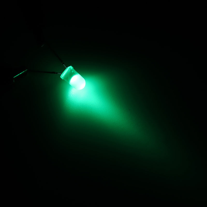 200pcs 5MM Green LED Diode Round Diffused Green Color Light Lamp F5 DIP Highlight