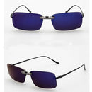Polarized Clip On Sun Glassess Sun Glassess Driving Night Vision Lens For Metal Frame Glasses