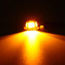 2pcs DC 12V LED License Plate Light Screw Bolt Eagle Eye Lamp For Motorcycle Car Yellow