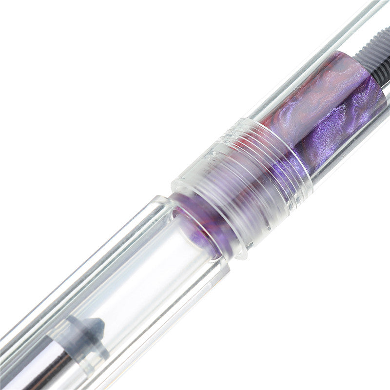 Moonman C1 Eye Dropper Filling Fountain Pen Fully Transparent Large-Capacity Ink Storing with Converter 0.6mm Nib Fashion Gift