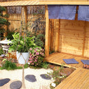 48'' 4 Legs Macrame Plant Hanger Holder Hanging Planter Basket Jute Rope Beads