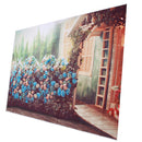 5x7FT Cabin Flower Fence Photography Backdrop Background Studio Prop