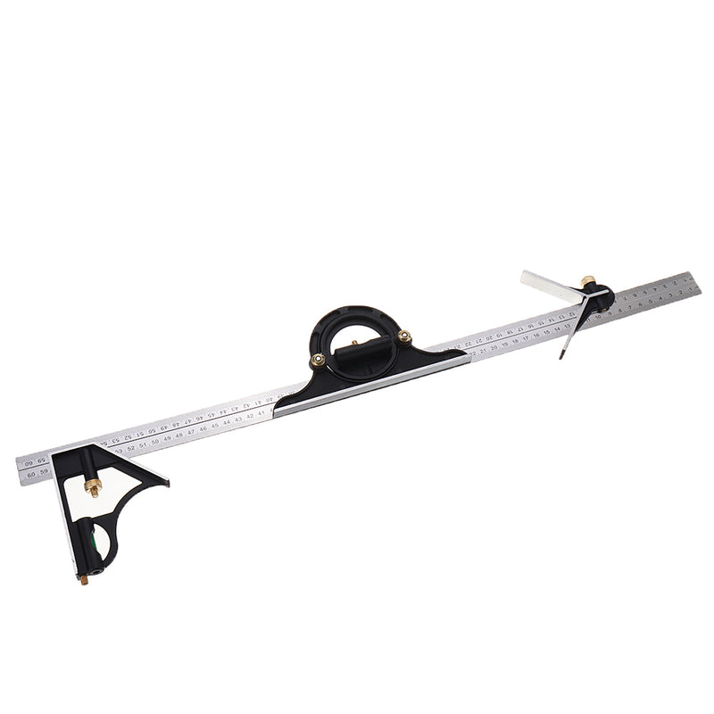 300mm/600mm Multi-function Combination Square Angle Ruler High Precision Protractor Carpenter Measuring Tool