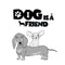 30*90 CM Cute Dogs  Wall Stickers Background Wall Stickers