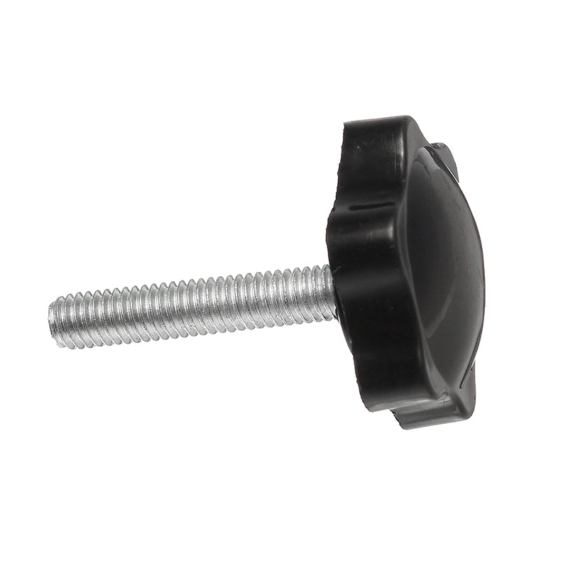 Suleve M6TS1 10Pcs M6 30mm Star Shape Head Thread Knurled Thumb Screw Clamping Grip Knob Screw