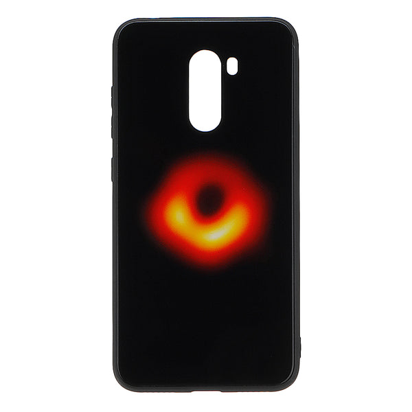 Bakeey Black Holes Collapsar Tempered Glass&Soft TPU Protective Case For Xiaomi Pocophone F1