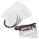 4 Pcs 3 Level Carbon Fiber Car Heated Seat Cover Cushion Pad Kit High Low Temp Switch 12V Universal