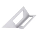 Drillpro Aluminum Alloy Woodworking Scriber T Ruler 45/90 Degree Angle Ruler Angle Protractor Gauge