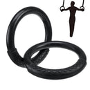 1 Pair 23cm ABS Gymnastic Rings Fitness Gym Household Rings Muscle Strength Training Tools