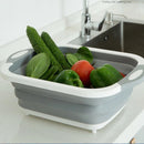 Portable Folding Dishwashing Drain Basin Fruits Vegetable Cleaning Washbasin Camping Picnic