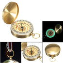 Pocket Watch Compass Classic Keychain Camping Hiking Navigation Outdoor Night Lights