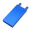 40*80 0.5mm Blue Aluminum Alloy Water Cooling Block Radiator Liquid Cooler Heat Sink Equipment