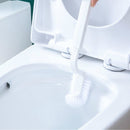 3 In 1 10L Narrow Trash Can Set With Toilet Brush Bathroom Waste Bins Dustbin Garbage Storage