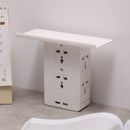 Socket S helf 8 Port Surge Protector Holder Tray Removable Wall Outlet 6 Electrical Outlet Extenders 2 USB Charging Ports Wall Plug Socket Power Strip