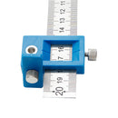 Drillpro Upgrade Inch/mm Drill Guide Sleeve Cabinet Hardware Jig Wood Drilling Dowelling Tool