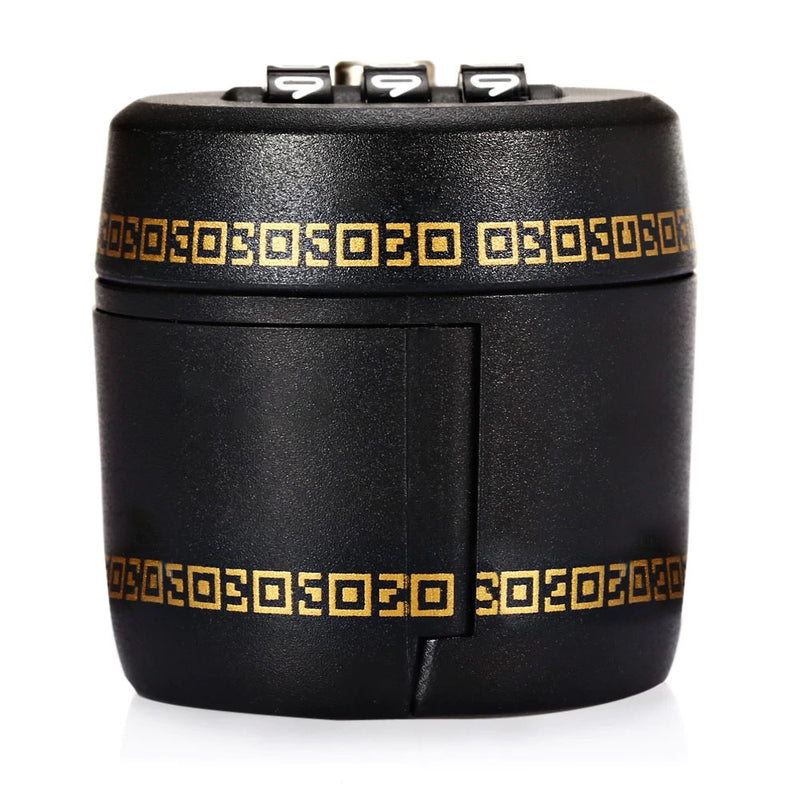 KCASA KC-SP160 Creative Wine Whiskey Bottle Top Red Wine Stopper with Password  BLACK