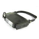 MG81007 1.8X 2.3X 3.7X 4.8X Helmet Magnifying Glass Third Hand Illuminated Magnifier with Light