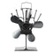 5 Blade Heat Self-Powered Wood Stove Fan Top Log Burner Fireplace Silent Ecofan